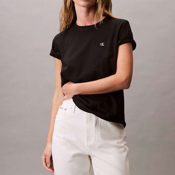 カルバンクライン レディース 半袖Tシャツ Calvin Klein アーカイブロゴ クルーネック トップス 47A219Gの画像