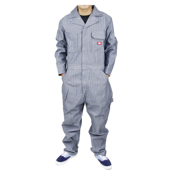 Dickies Fisher Stripe Long Sleeve Coveralls ディッキーズ 長袖 カバーオール つなぎ[BB]｜neo｜02