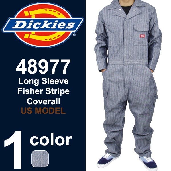 Dickies Fisher Stripe Long Sleeve Coveralls ディッキーズ 長袖 カバーオール つなぎ[BB]  :4897:Neo Globe Yahoo!店 - 通販 - Yahoo!ショッピング