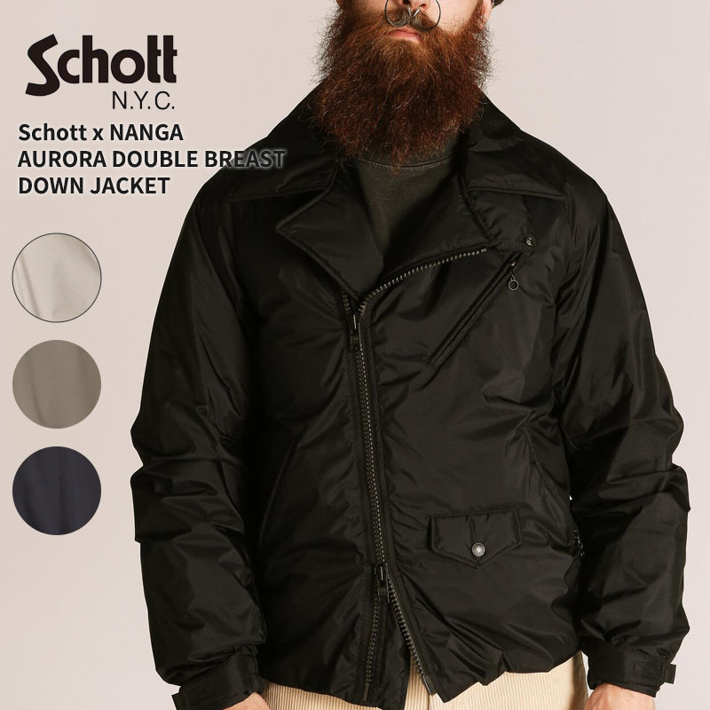 Schott N.Y.C（ショット） ショット×ナンガ メンズ ダウンジャケット