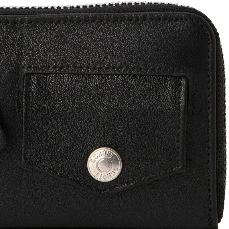 Schott N.Y.C（ショット） SCHOTT 長財布 レザー ライダース ジップ
