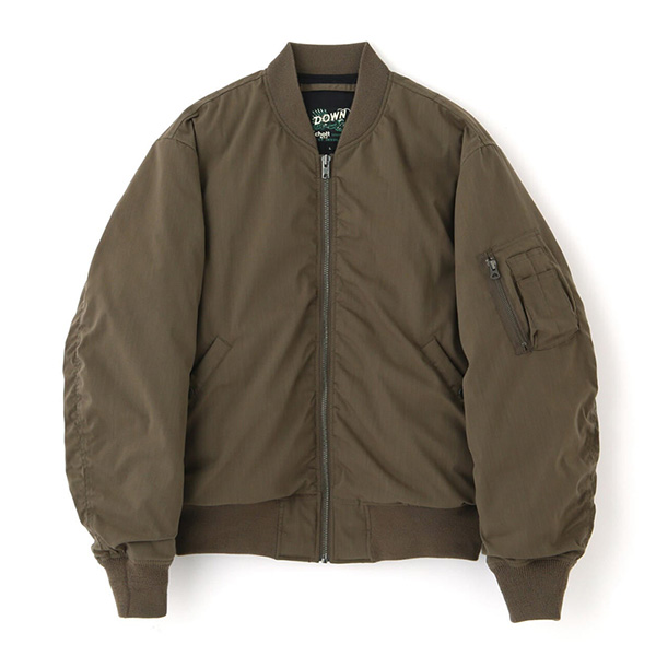 Schott ×Nanga Hinok MA-1 コラボ ダウン ジャケット セール】Schott/ショット/×NANGA/×ナンガ/HINOC MA-1/ヒノック