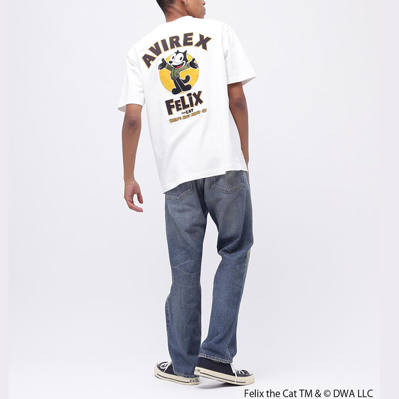 AVIREX アヴィレックス×フィリックス メンズ 半袖Tシャツ