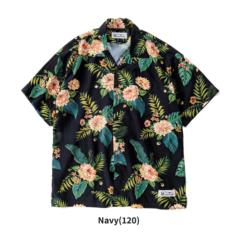 【新品6割引き】MANASTASH レーヨン　アロハシャツ　XL MANASTASH マナスタッシュ MANALOHA SHIRTS 半袖シャツ トップス