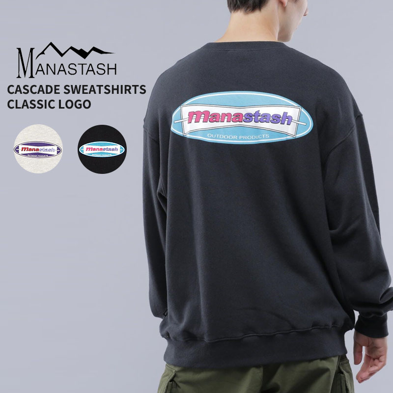 マナスタッシュ MANASTASH CASCADE SWEATSHIRTS CLASSIC LOGO クルーネックスウェット トレーナー トップス 792-4132001 MANASTASH（マナスタッシュ） MANASTASH CASCADE SWEATSHIRTS CLASSIC