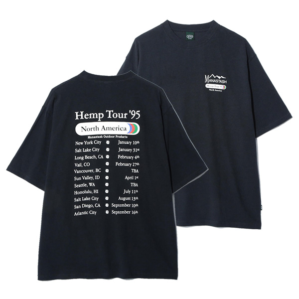 マナスタッシュ MANASTASH HEMP TEE TOUR ヘンプツアー ショートスリーブTシャツ 半袖Tシャツ カットソー トップス｜neo｜02