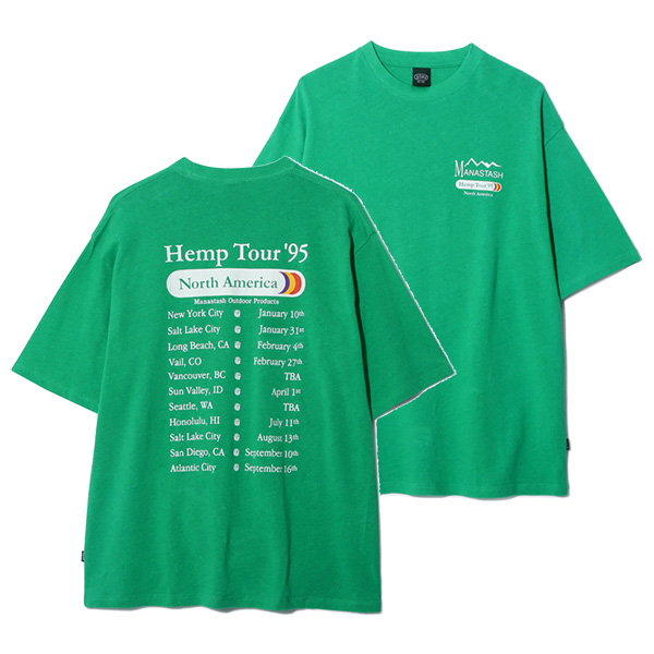 マナスタッシュ MANASTASH HEMP TEE TOUR ヘンプツアー ショートスリーブTシャツ 半袖Tシャツ カットソー トップス｜neo｜03