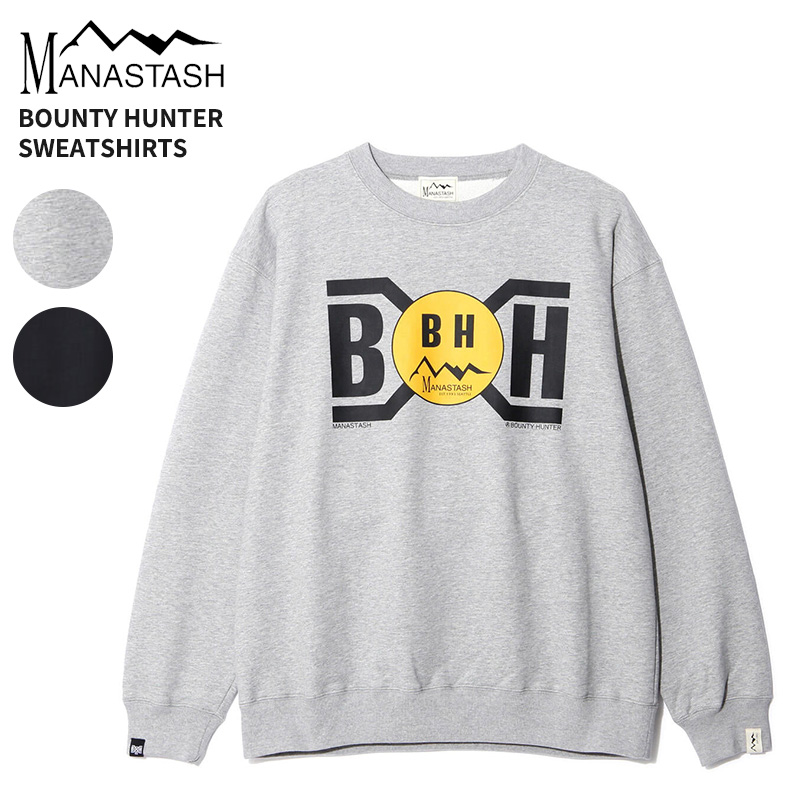 マナスタッシュ×バウンティハンター メンズ スウェットシャツ  MANASTASHｘBOUNTY HUNTER SWEATSHIRTS トップス 792-5232006 MANASTASH（マナスタッシュ） マナスタッシュ×バウンティハンター
