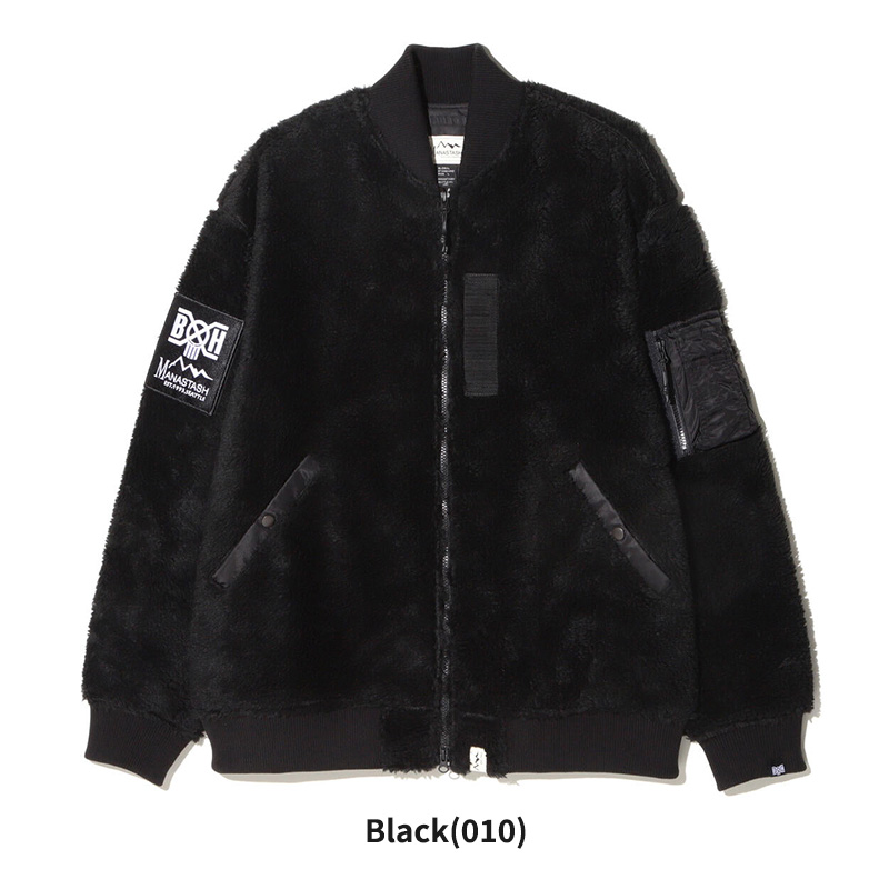 MANASTASH マナスタッシュ BOUNTY HUNTER バウンティハンター アウター ジャケット 792-5252012 ボアフリース MA-1 刺しゅう ロゴ フライトジャケット メンズ 792-5252012_5.jpg