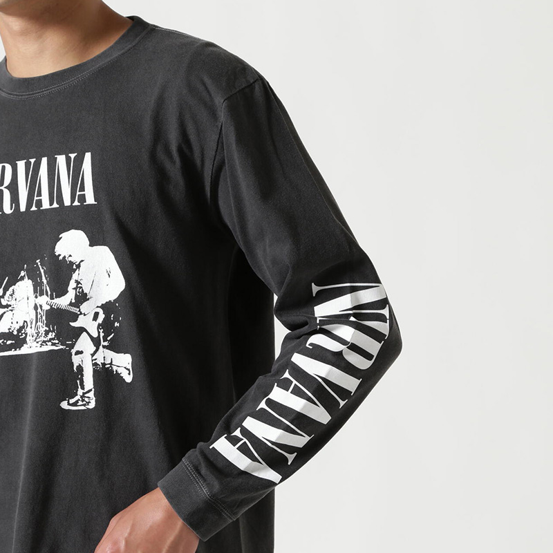 MANASTASH（マナスタッシュ） メンズ 長袖 バンドTシャツ ロックT