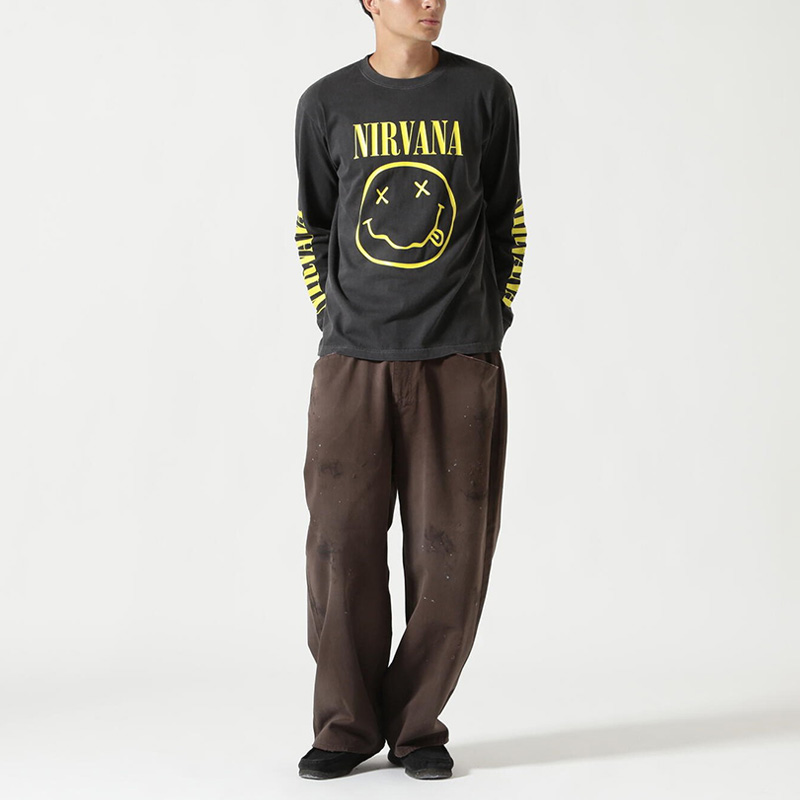 MANASTASH マナスタッシュ メンズ 長袖 バンドTシャツ ロックT