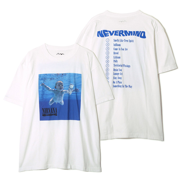 マナスタッシュ メンズ バンドTシャツ ロックTシャツ  MANASTASH ニルヴァーナ コラボシャツ Nevermind TEE トップス 半袖 792-5934007 MANASTASH マナスタッシュ メンズ バンドTシャツ ロックTシャツ