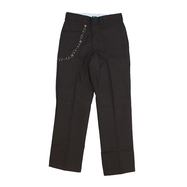 エイチティーシー メンズ ワークパンツ チノパン HTC ディッキーズ874型 パンツ ダブルチェーン スタッズ Dickies 793-6910004の画像