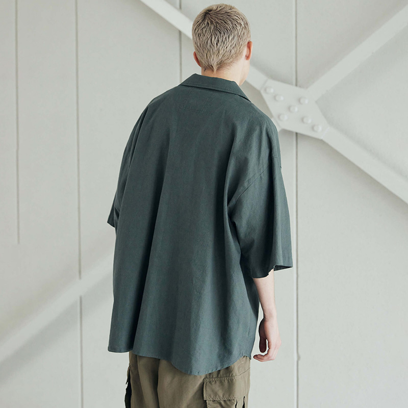 BEAMS 別注 ARMY TWILL アーミーツイル コミック柄 半袖シャツ ARMY TWILL 2022 SS NEW | wax clothing