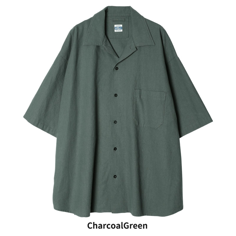BEAMS 別注 ARMY TWILL アーミーツイル コミック柄 半袖シャツ ARMY TWILL アーミーツイル メンズ サマーシャツ 半袖シャツ