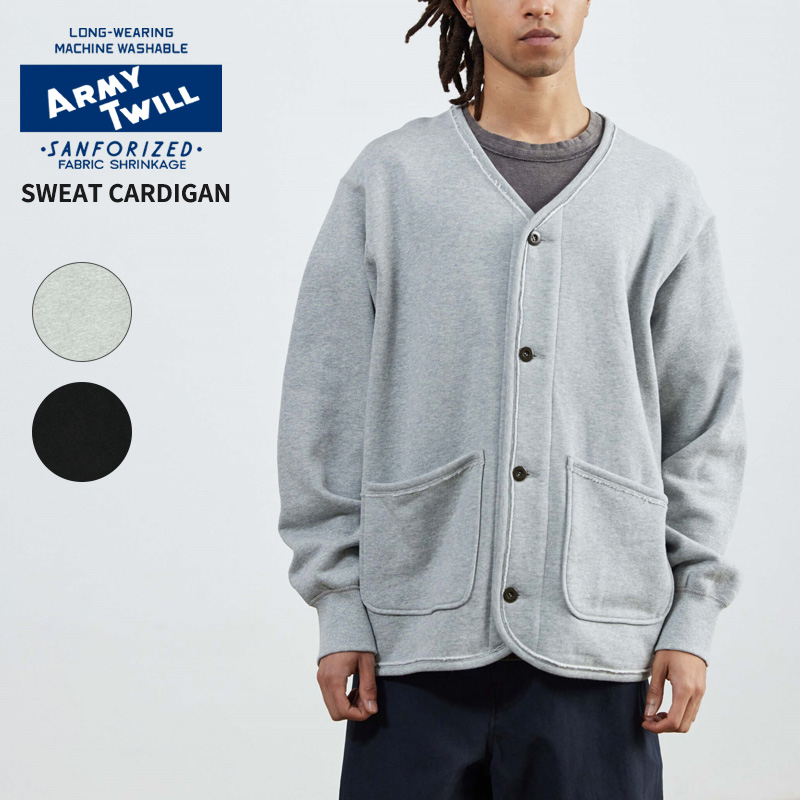 ARMY TWILL（アーミーツイル） メンズ カーディガン スウェット