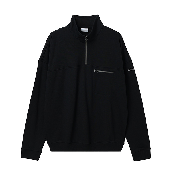 (取寄) コロンビア メンズ ハーフ ジップ Columbia men Driventure Half Zip Everblue/Black Columbia（コロンビア） メンズ ハーフジップスウェット レディース