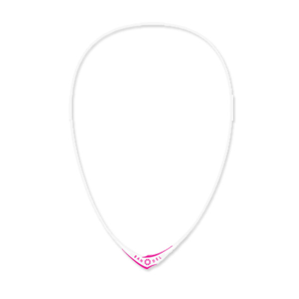 【新品】BANDEL バンデル　ネックレス　white×pink 40cm BANDEL（バンデル） BANDEL Cross Necklace クロス ネックレス