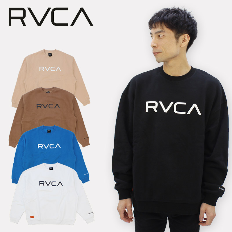 ルーカ RVCA BIG RVCA CR メンズ クルースウェット トレーナー BB042-002 スウェット 男性用 [AA]  :bb042-002:Neo Globe Yahoo!店 - 通販 - Yahoo!ショッピング