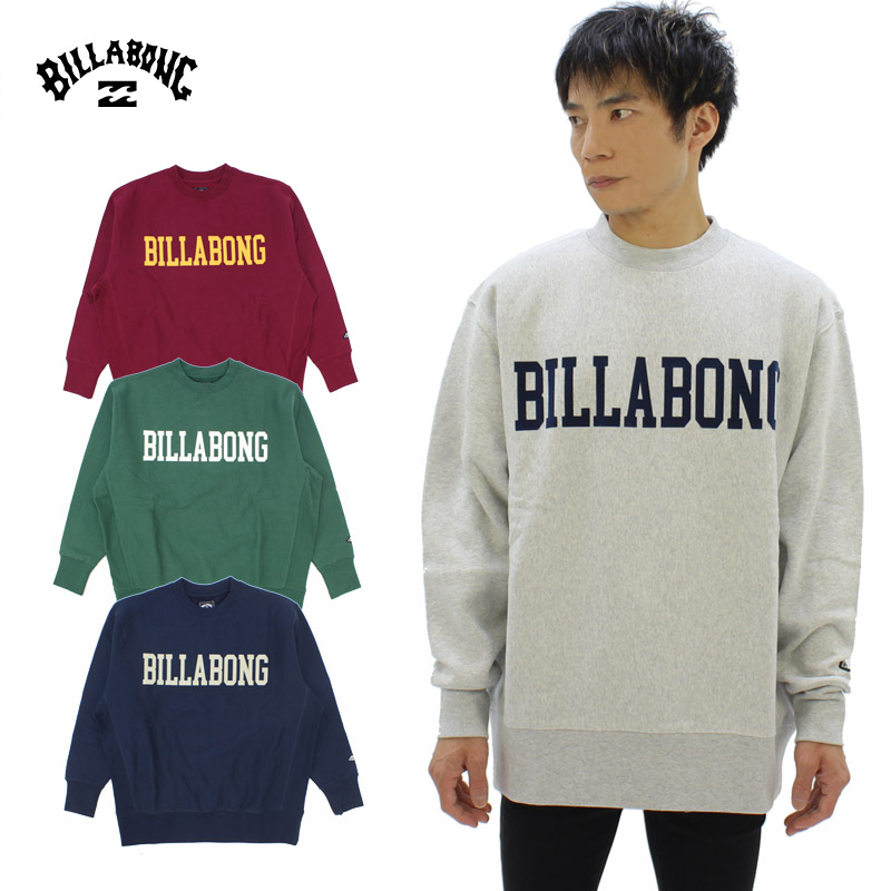 BILLABONG ビラボン メンズ COLLEGE LOGO CREW クルーネック
