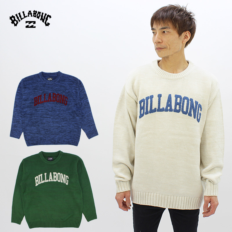 ビラボン BILLABONG メンズ COLLEGE KNIT CREW クルーネック