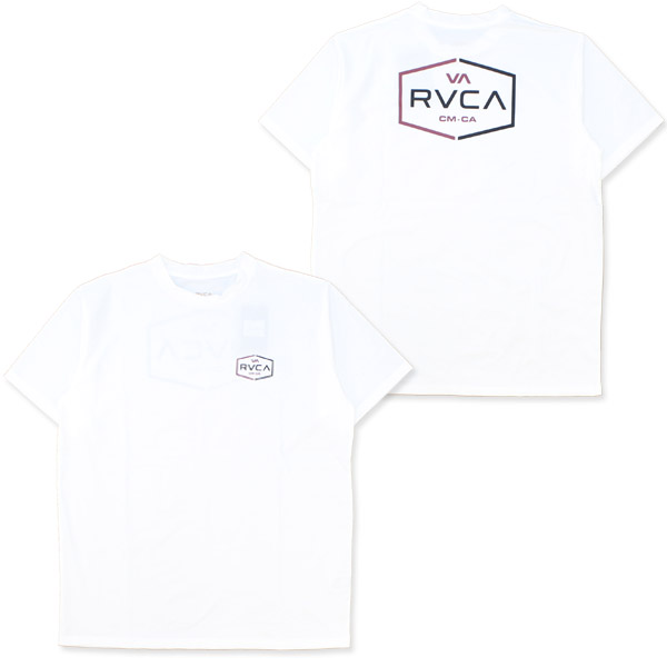 ルーカ RVCA LAYOVER TEE メンズ 半袖Tシャツ 紫外線カット 速乾  bc041-2...