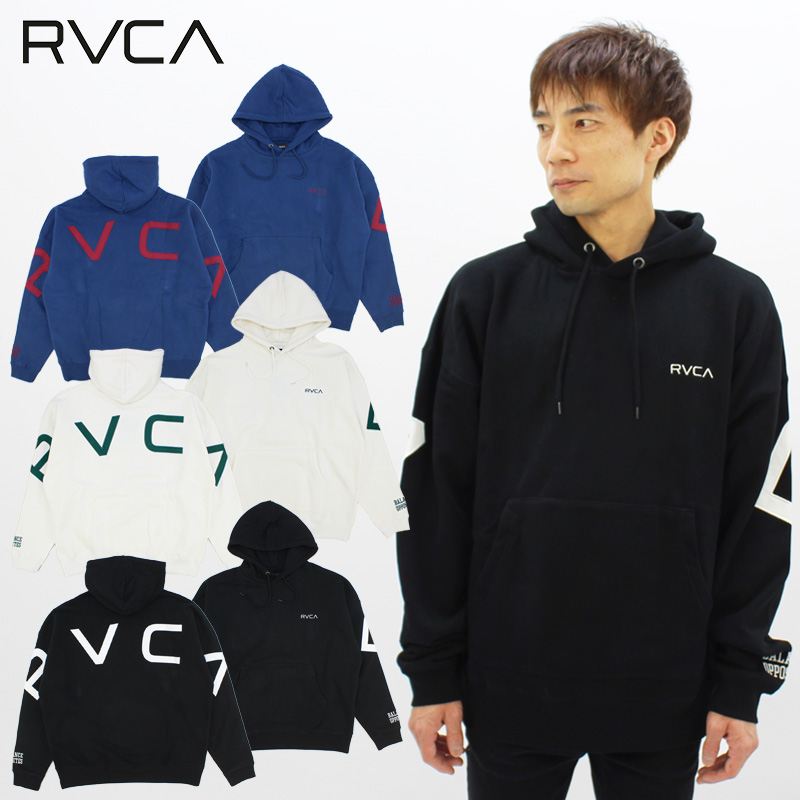 【RVCA】HITTER FAKE HOODIE パーカー★女性にもおすすめ！！ RVCA ルーカ HITTER FAKE HOODIE bc042-048 メンズ プルオーバー