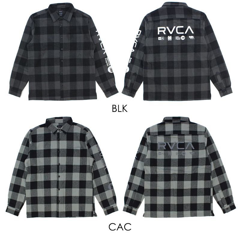 RVCA（ルーカ） RVCA RVCA メンズ RVCA SHIRT メンズ 長袖 ロング