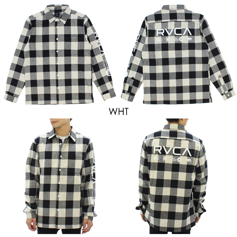 RVCA（ルーカ） RVCA RVCA メンズ RVCA SHIRT メンズ 長袖 ロング