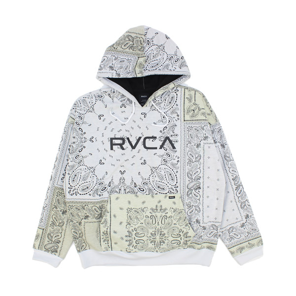 RVCA（ルーカ） RVCA PATCHWORK BANDANA HOODIE bc042-158 メンズ