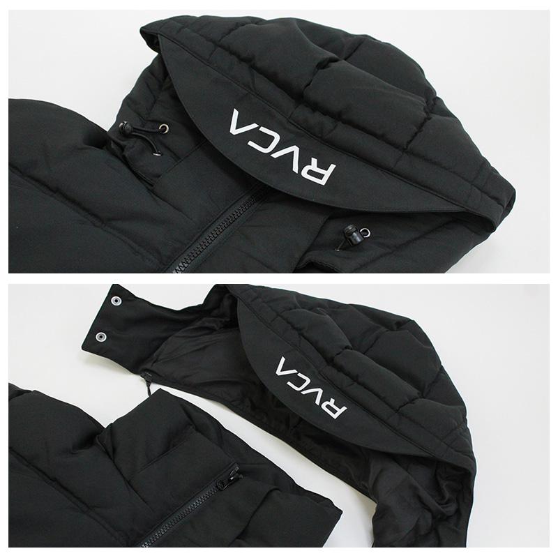 ルーカ RVCA VISOR HOODED PUFFER JACKET メンズ 中綿 ジャケット