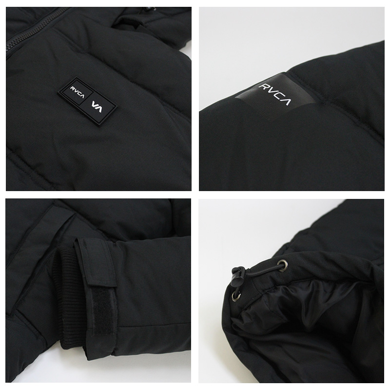 ルーカ RVCA VISOR HOODED PUFFER JACKET メンズ 中綿 ジャケット