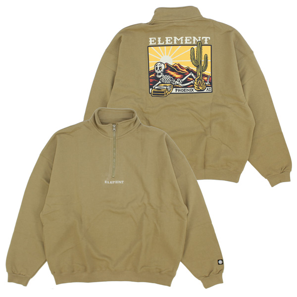 ELEMENT エレメント TIMBER DUSK HALF ハーフジップ トレーナー