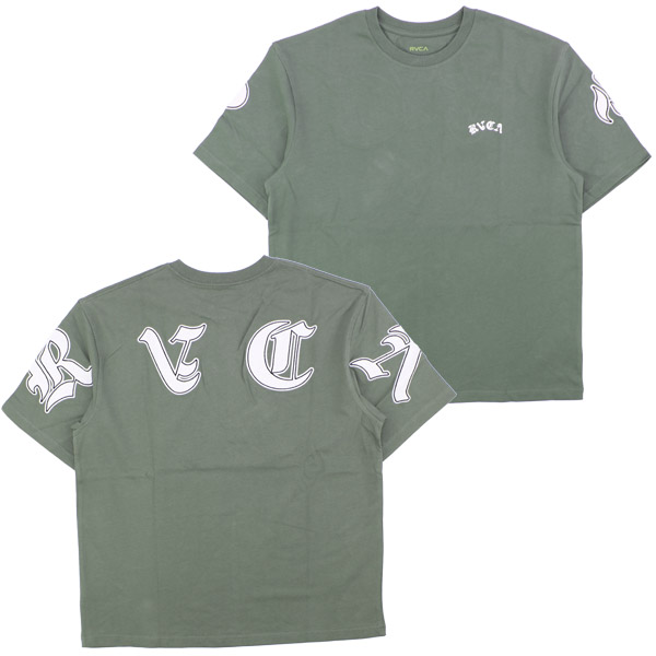 ルーカ RVCA  OE FAKE RVCA SS TEE メンズ 半袖Tシャツ  カットソー(bd041-227) /男性用｜neo｜02
