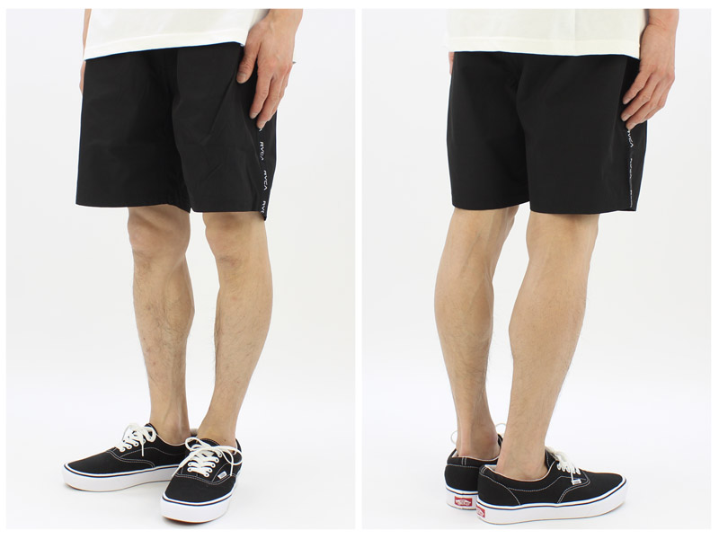 ルーカ☆黒デニムショートパンツ☆RVCA 【日本に在庫あり】51 RVCA ルーカ メンズ デニムショーツ ハーフパンツ ワイド