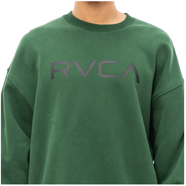 ルーカ RVCA BIG RVCA CR メンズ クルースウェット トレーナー 長袖