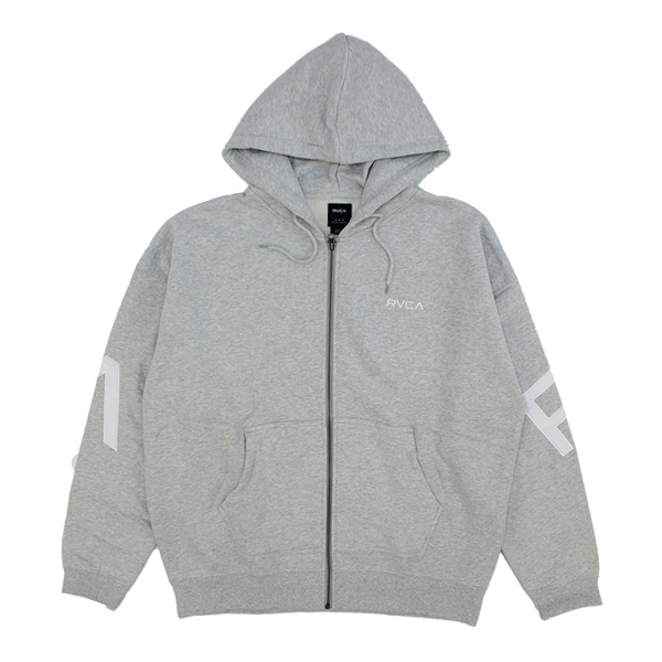 RVCA（ルーカ） RVCA FAKE RVCA ZIP HOODIE メンズ ジップアップ