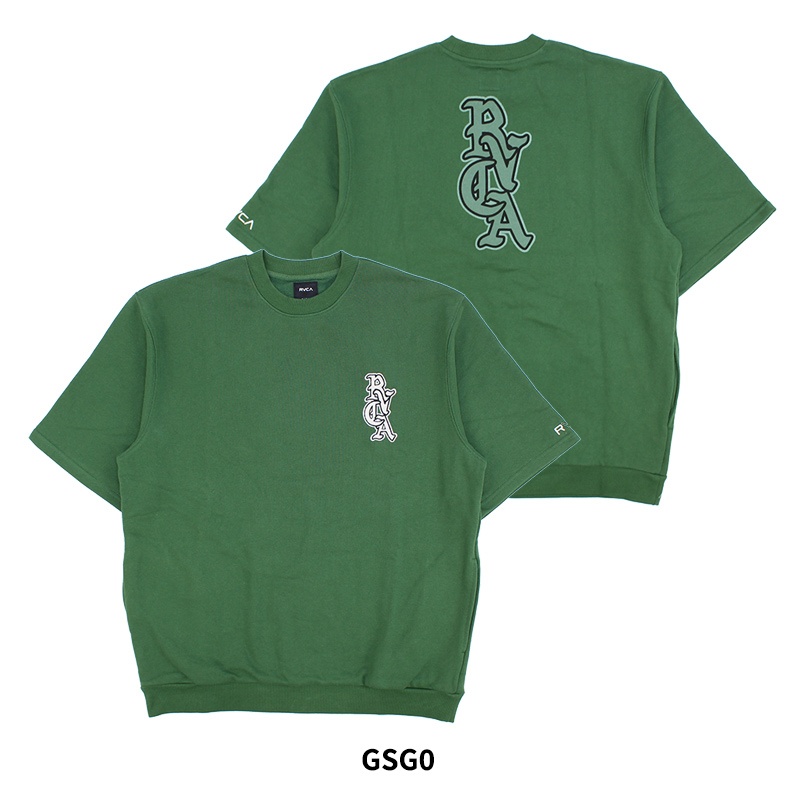 RVCA（ルーカ） RVCA OE HALF SWEAT CREW メンズ BE041-005 半袖