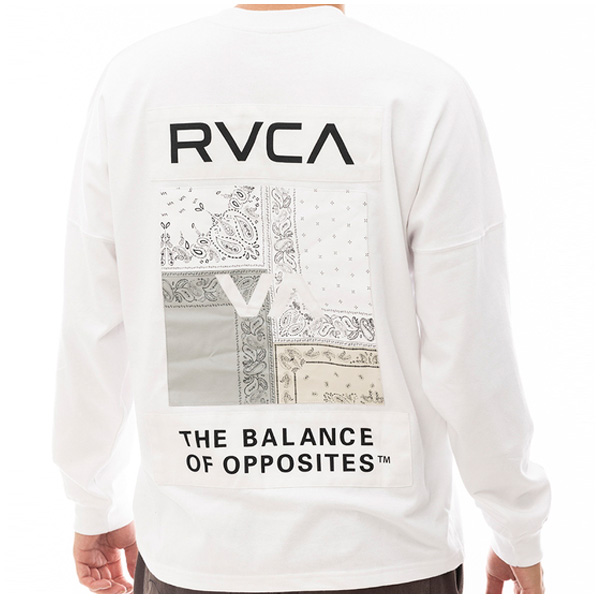 ルーカ RVCA BANDANA LS TEE バンダナ柄 ロングスリーブＴシャツ be041-058 メンズ 長袖 Tシャツ トップス ロングTシャツ  ロンT 男性 [AA] : be041-058 : Neo Globe Yahoo!店 - 通販 - Yahoo!ショッピング