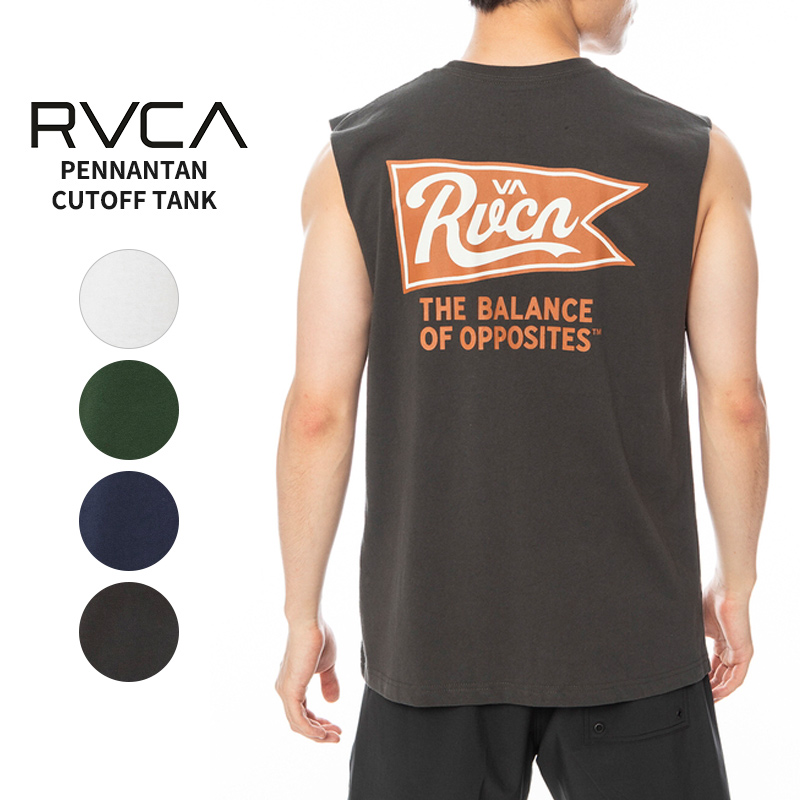 RVCA ルーカ PENNANTAN CUTOFF TANK タンクトップ メンズ ノース