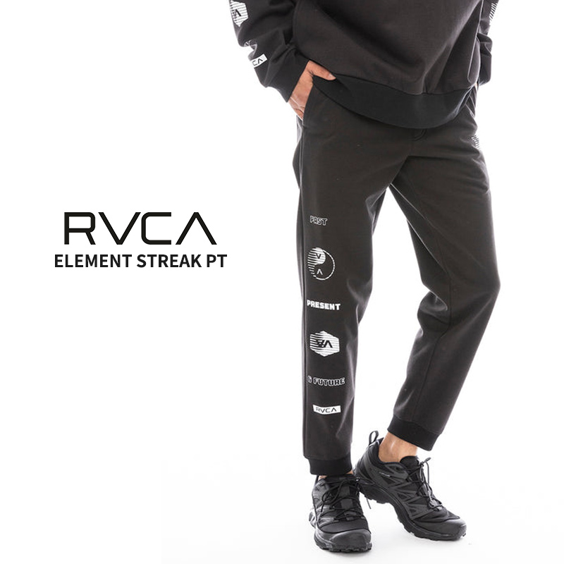 ルーカ スウェット パンツ RVCA ELEMENT STREAK PT ボトムス スウェット  男性 メンズ be04b-709 RVCA（ルーカ） スウェット パンツ RVCA ELEMENT STREAK PT ボトムス