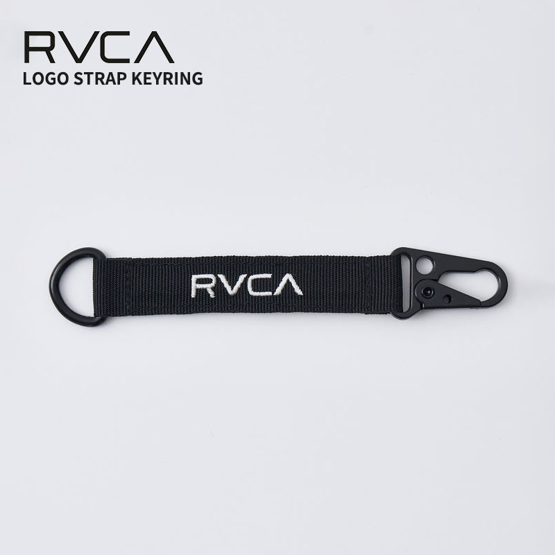雅　MIYAVI ハンカチ　ストラップ　キーリング RVCA（ルーカ） カラビナ付きキーホルダー ストラップキーリング ロゴ