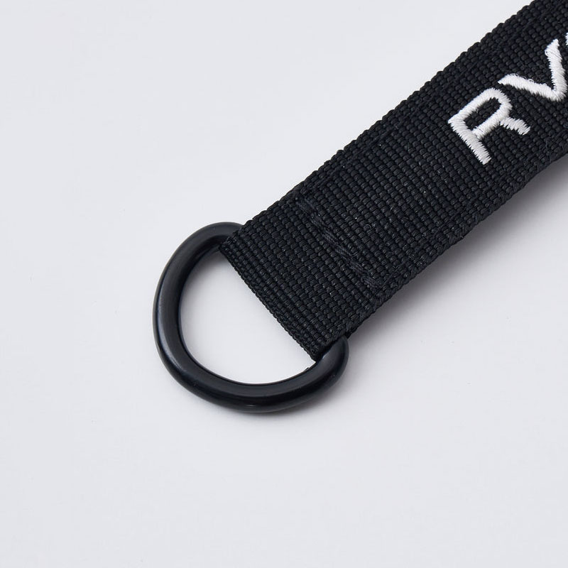 RVCA（ルーカ） カラビナ付きキーホルダー ストラップキーリング ロゴ