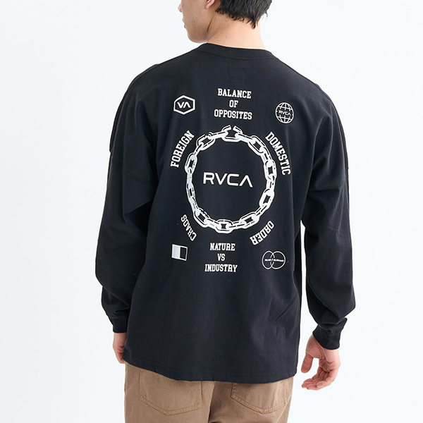 RVCA（ルーカ） メンズ 長袖Tシャツ METAL URGY LT ロンT カットソー 