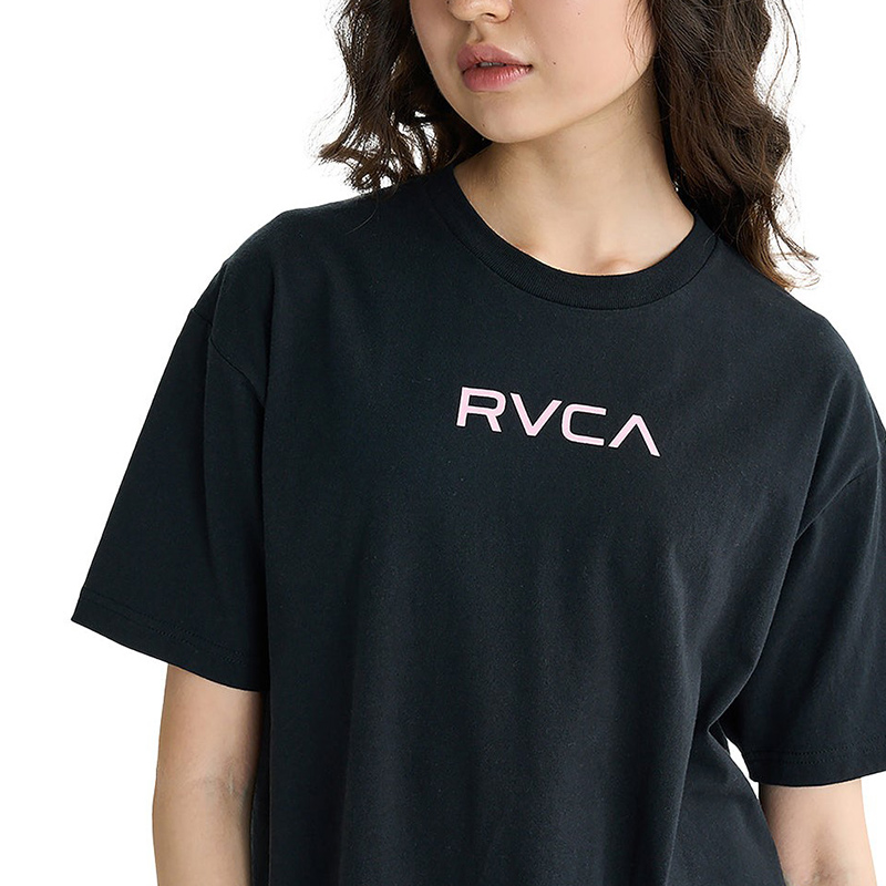RVCA ルーカ レディース 半袖Tシャツ FLOWER WAVE BOX LOGO