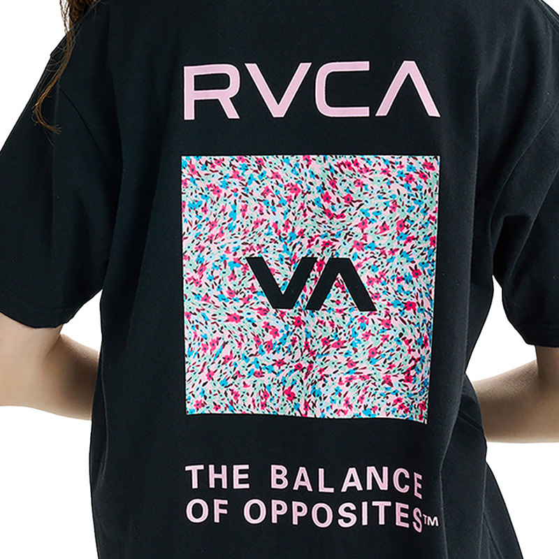 ルーカ Rvca ルカ レディース FLOWER WAVE BOX LOGO LOOSE FIT SS TEE 半袖Tシャツ bf04c200 RVCA ルーカ レディース 半袖Tシャツ FLOWER WAVE BOX LOGO