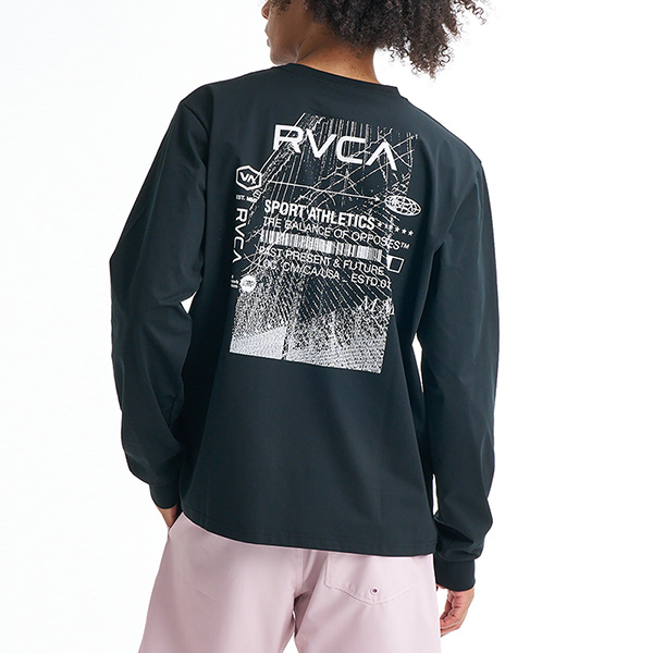 RVCA（ルーカ） メンズ 長袖ラッシュガード UVカット 速乾 CLOSED