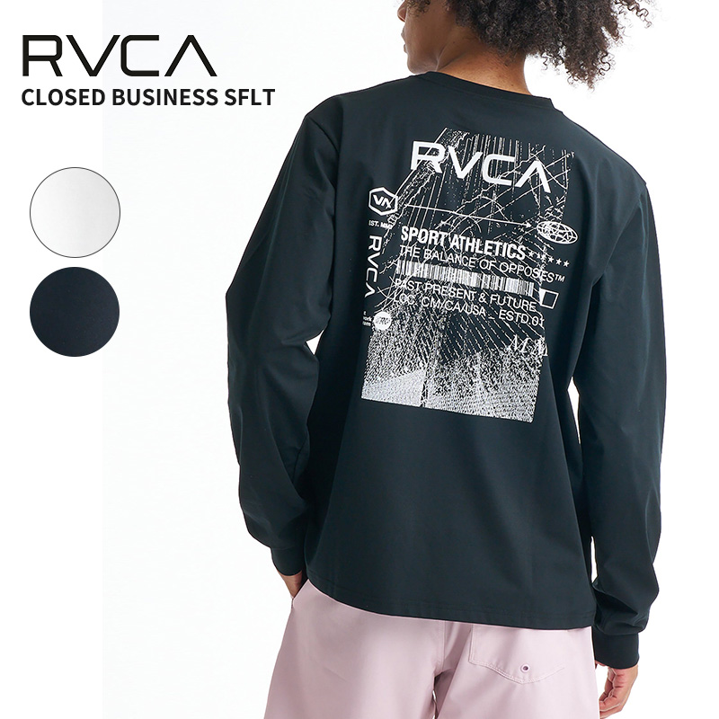 RVCA（ルーカ） メンズ 長袖ラッシュガード UVカット 速乾 CLOSED