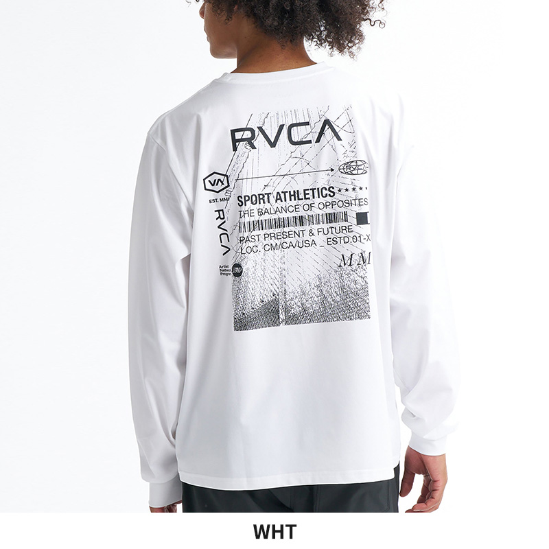 RVCA（ルーカ） メンズ 長袖ラッシュガード UVカット 速乾 CLOSED
