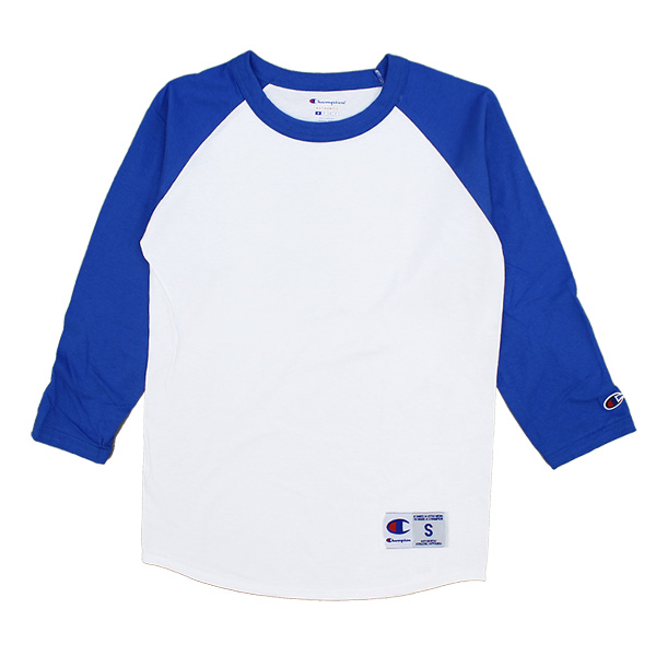 チャンピオン Champion ラグラン ベースボール Tシャツ 5.2oz Raglan Baseball Tee t1397 メンズ 7分袖  Tシャツ[AA-2]